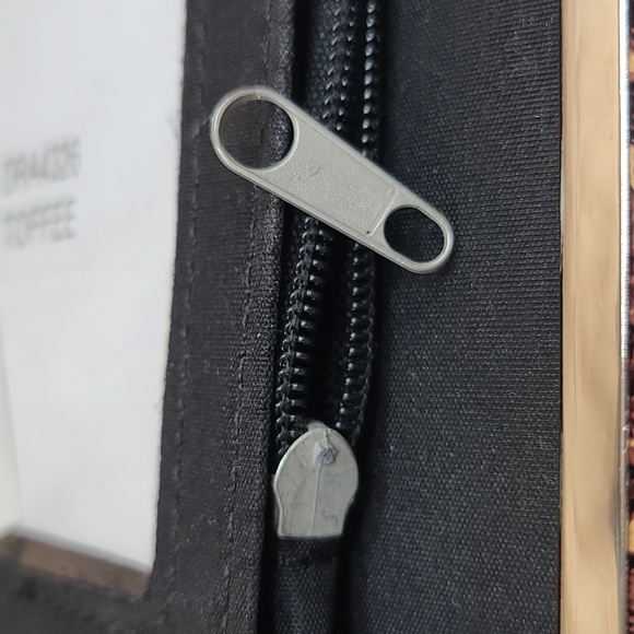 NWOT Dragonfly Faux Leather Purse Wallet Rhinestones Western Tooling Crossbody - Picture 9 of 16